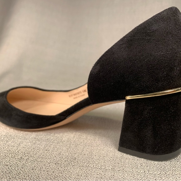 Cole Haan black genuine suede block heels. Never worn. - Picture 6 of 13